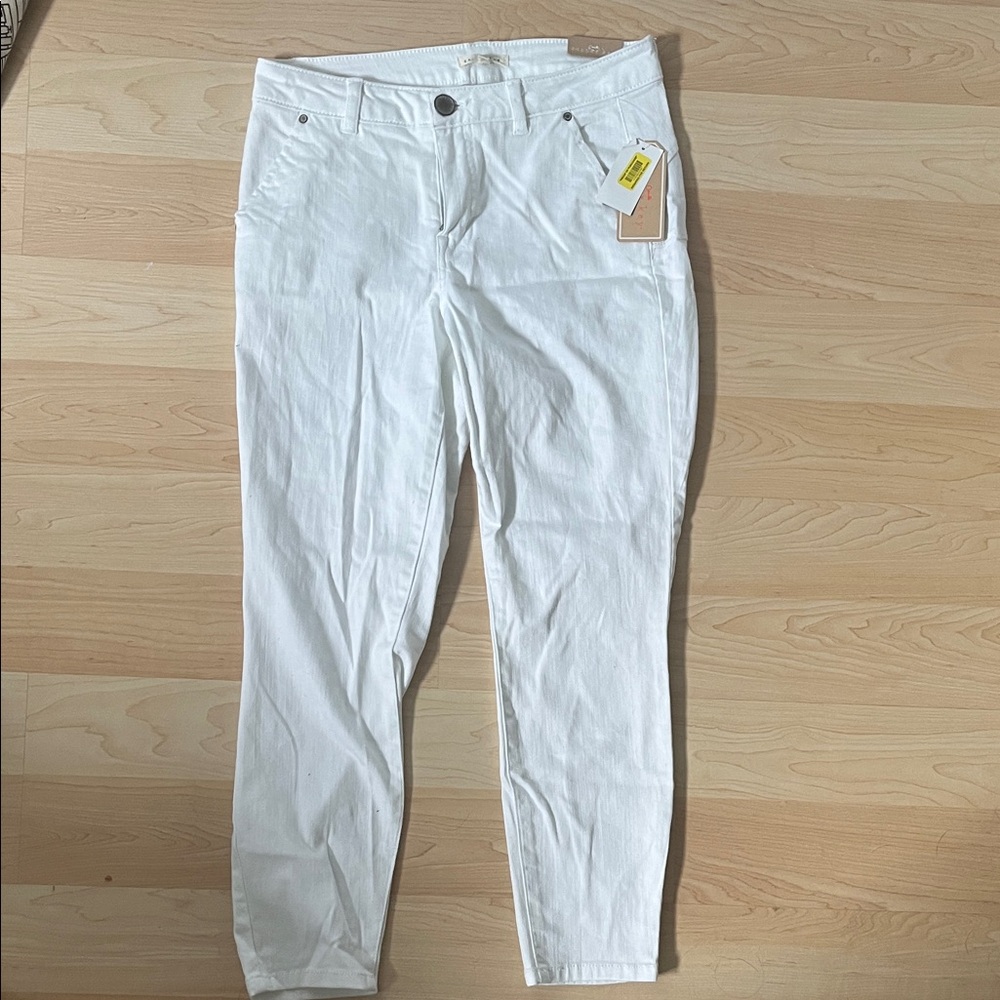 Copper Key Women's Crisp White Ankle Jeans